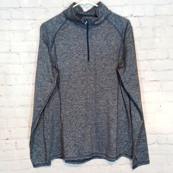 All In Motion 1/4 Zip  Womans‎ Athletic Blue Running Jacket XXL  24Wx30 L  NWT - Picture 1 of 9